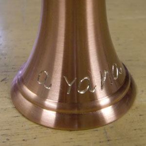 熊鈴名入れの画像