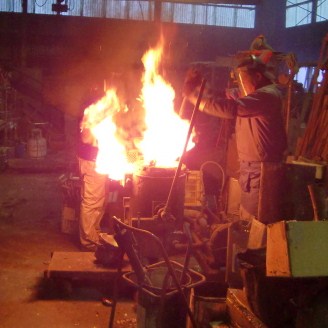 溶鉱炉の写真