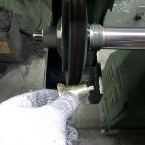 ベルのバフ研摩後の写真